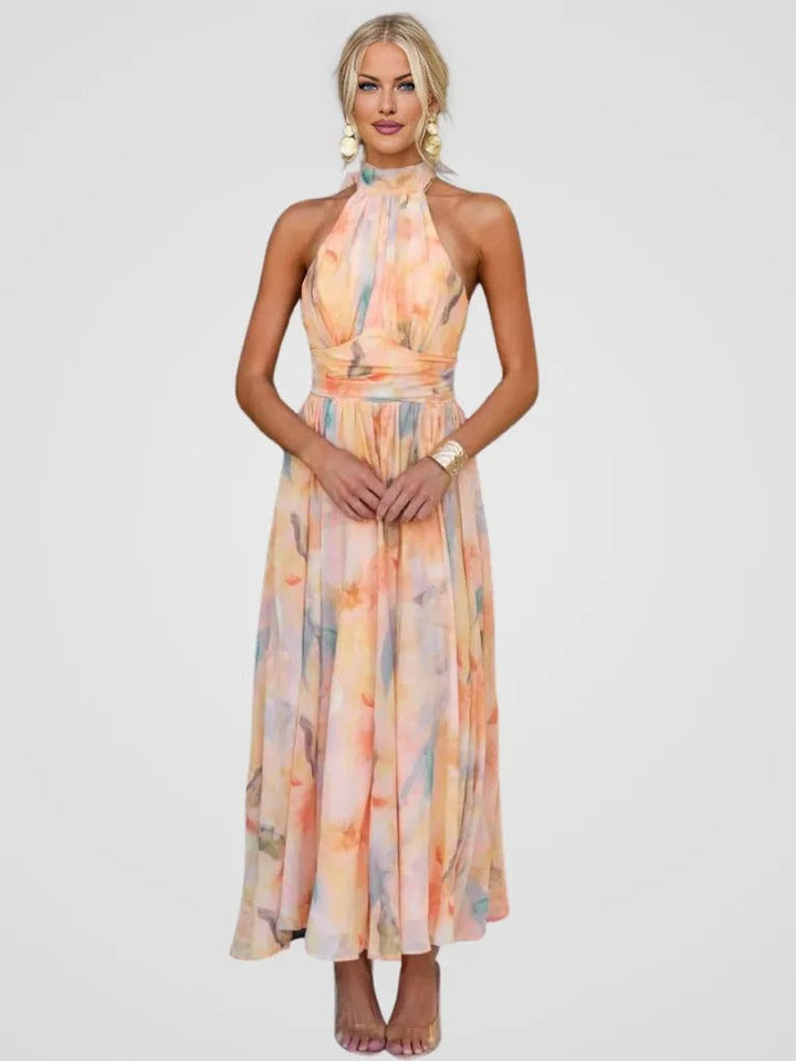 Leana | Rochie Midi cu Flori